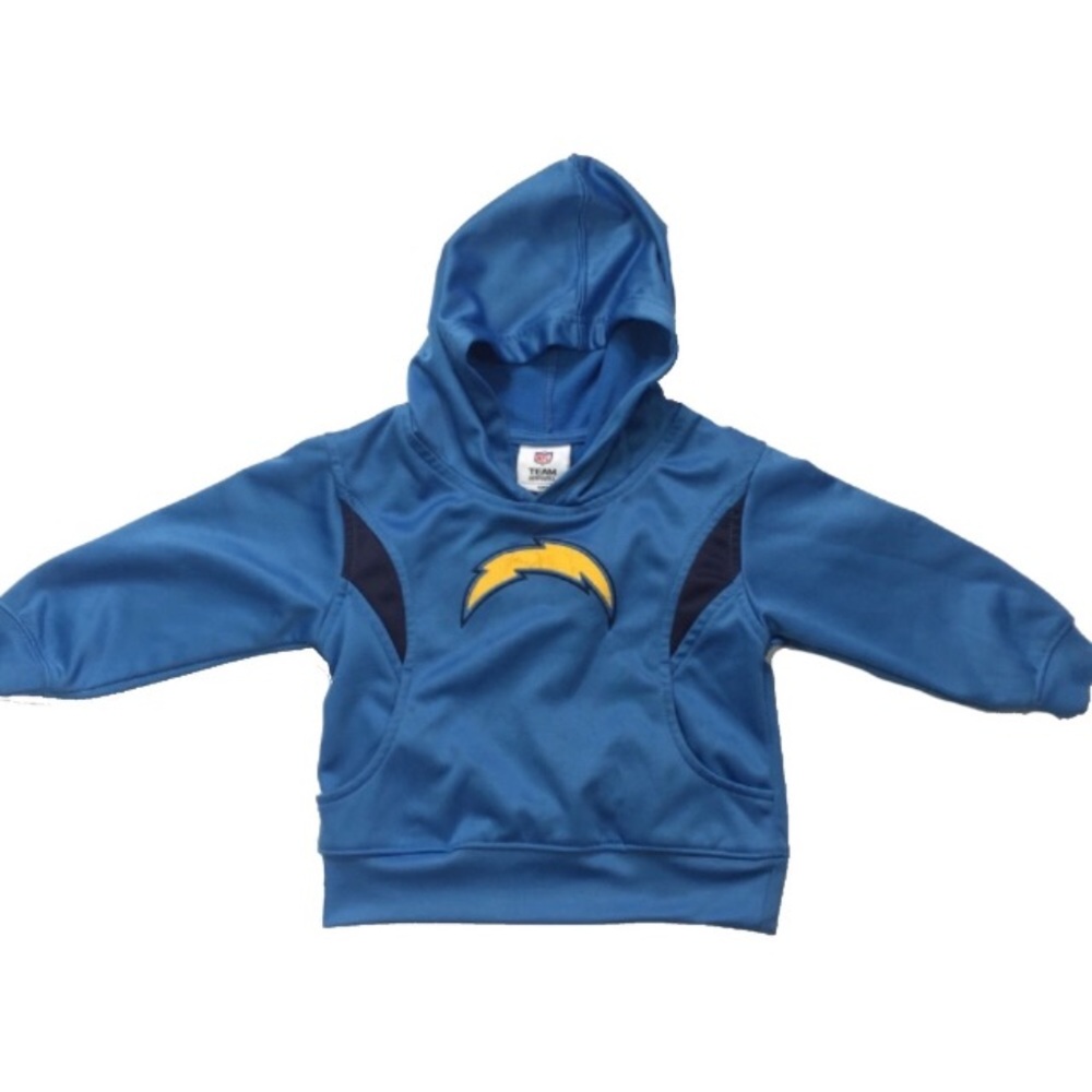 Blue Kids LA / SD Chargers Hooded Sweatshi…